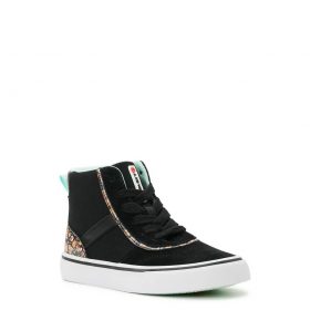 Airwalk Kids High Top Skate Sneakers Shoe - Black Floral