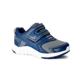 Athletic Works Little & Big Boys Two Strap Athletic Sneakers - Blue Grey Shoe