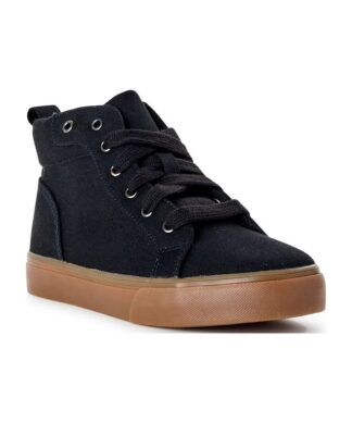 Wonder Nation Little & Big Boys Casual Core High Top Sneakers - Black Shoe