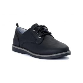 Wonder Nation Boys Lace Up Oxford Dress Shoe - Black