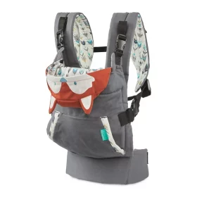 Infantino Cuddle Up Ergonomics Hooidie Baby Carrier 2 Position 12-40Lb Gray Fox