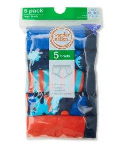 Wonder Nation Boys Brief Underwear - 5 Pack