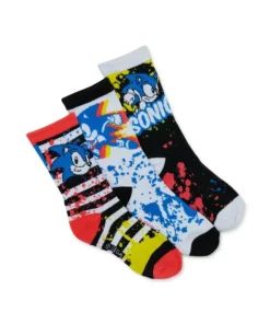 Sonic The Hedgehog Children Crew Socks