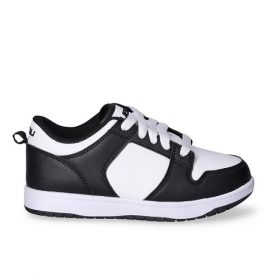FUBU Little & Big Boys & Girls Half Court Low Top Sneakers Shoe - Black & White