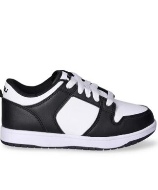 FUBU Little & Big Boys & Girls Half Court Low Top Sneakers Shoe - Black & White
