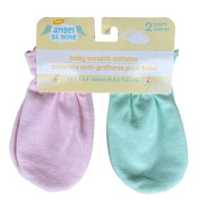 Angel Of Mine Newborn Baby Mittens Set