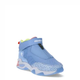 AND1 Big Boys Zip Babsket Ball Hightop Sneakers - Blue