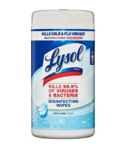 Lysol Disinfecting Wipes Crisp Linen - 80 Wet Wipes