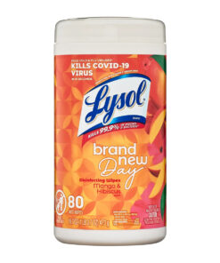 Lysol Disinfecting Wipes Mango Hibiscus - 80 Wet Wipes