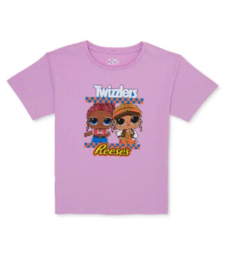L.O.L Surprise Girls Twizzlers Reese's Graphic Tshirt