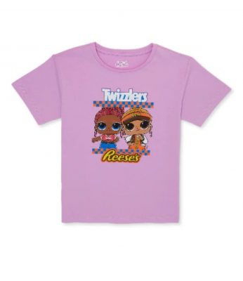 L.O.L Surprise Girls Twizzlers Reese's Graphic Tshirt