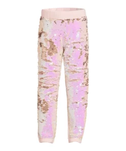 365 Kids Girls Sequin Joggers - Pink