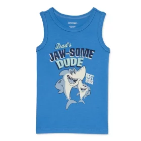 Garanimals Toddler Boys Graphic Tank Top - Blue