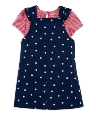 Carter's Child Of Mine Toddler Girls Patroitic Dress & Top