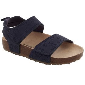 Carter's Toddler Boys Shark Print Sandals Navy Blue