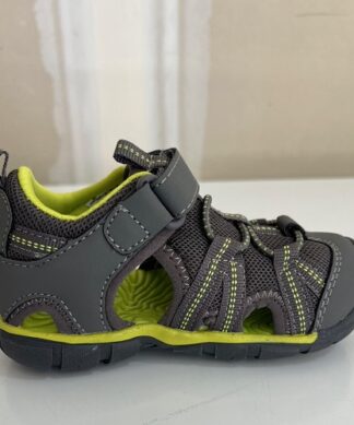 Falls Creek Toddler Boys Fisherman Sandals - Grey Green