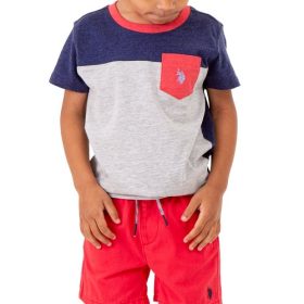 U.S Polo Assn Toddler Boys Pocket Tshirt - GBR