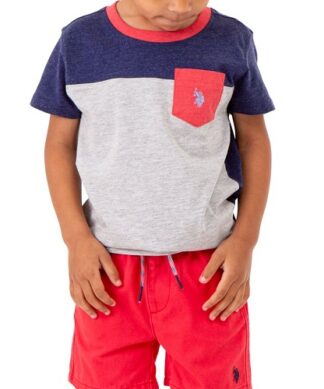 U.S Polo Assn Toddler Boys Pocket Tshirt - GBR