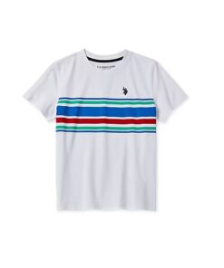 U.S Polo Assn. Toddler Boys Stripe T-shirt - White