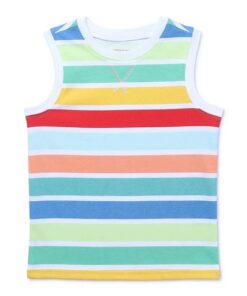 Garanimals Toddler Boys Stripe Jersey Muscle Tank Top