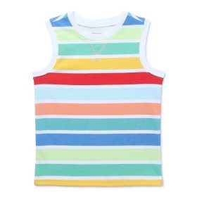 Garanimals Toddler Boys Stripe Jersey Muscle Tank Top
