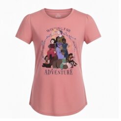 Disney Wish Girls Graphic Tshirt - Coral