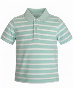 Falls Creek Toddler Boys Striped Polo Tshirt - Mint Green