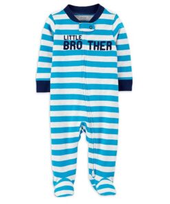 Carter's Child Of Mine Baby Boy Print Sleeper Pyjamas - Little Brother BG