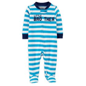 Carter's Child Of Mine Baby Boy Print Sleeper Pyjamas - Little Brother BG