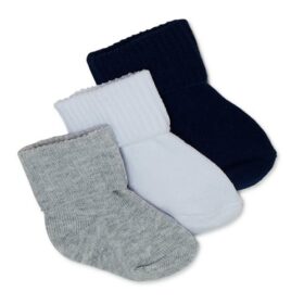 Carter's Child Of Mine Baby Boy Cuffed Socks  3 Pack