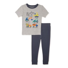Wonder Nation Baby Boys Truck Top & Pants 2 Pcs