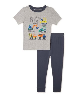 Wonder Nation Baby Boys Truck Top & Pants 2 Pcs