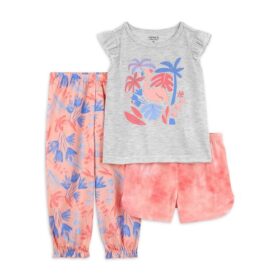 Carter's Child of Mine Toddler Girl Pajama Set, 3-Piece