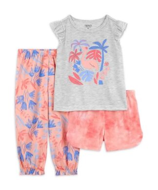 Carter's Child of Mine Toddler Girl Pajama Set, 3-Piece
