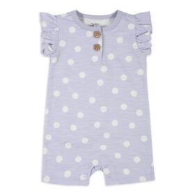 Mordern Moments Gerber Baby Girl Flutter Sleeve Romper