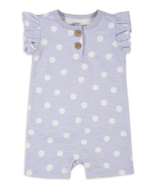 Mordern Moments Gerber Baby Girl Flutter Sleeve Romper