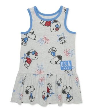 Peanut Baby Girls Americana USA Sleeveless Dress
