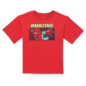 Marvel Spiderman Boys Amazing Tshirt - Red