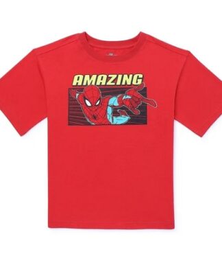 Marvel Spiderman Boys Amazing Tshirt - Red