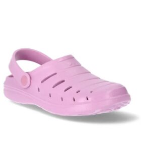 Rugged Shark Women's Clogs With Molded Footbed - Pink