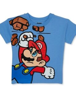 Super Mario Toddler Boys Short Sleeve Crew Neck Tshirt