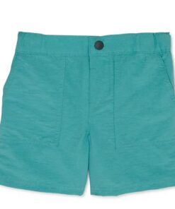 Garanimals Toddler Boys Tech Woven Shorts - Teal Spa