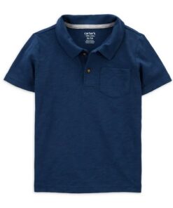Carter's Child of Mine Toddler Boys Collared Shirt - Navy Blue