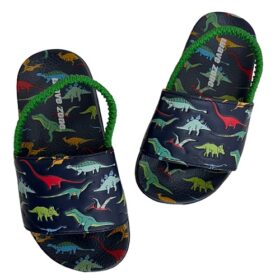 Wave Zone Boys Toddler Dino Summer Slide Sandals