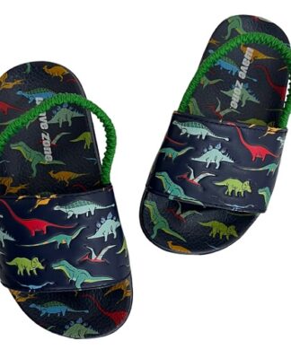 Wave Zone Boys Toddler Dino Summer Slide Sandals