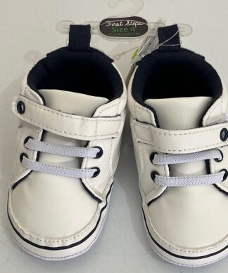 First Step Baby Boys Prewalk Sneakers Shoe - White