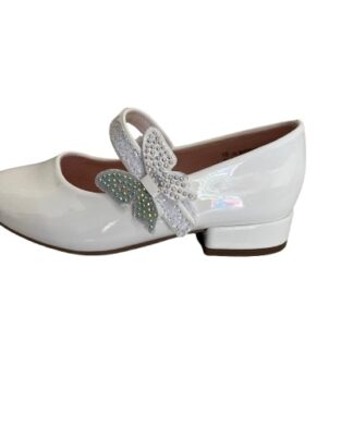 Falls Creek Toddler Girls Butterfly Party Shoes - White
