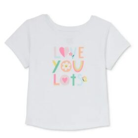 Garanimals Baby Girls Graphic Tee Shirt Short Sleeve