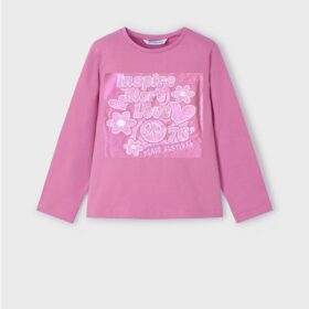Garanimals Baby Girls Long Sleeve More Love Tshirt - Purple
