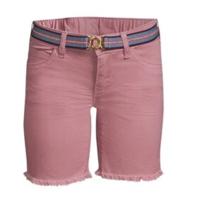 365 Kids Girls Mix And Match Shorts With Belt - Pink